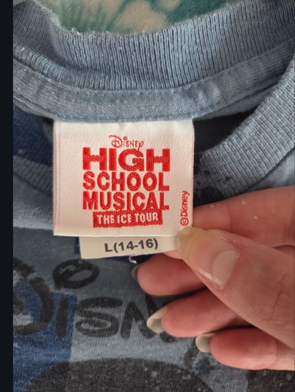 Disney Blue High School Musical 'The Ice Tour' Short Sleeve Tee - Picture 4 of 4